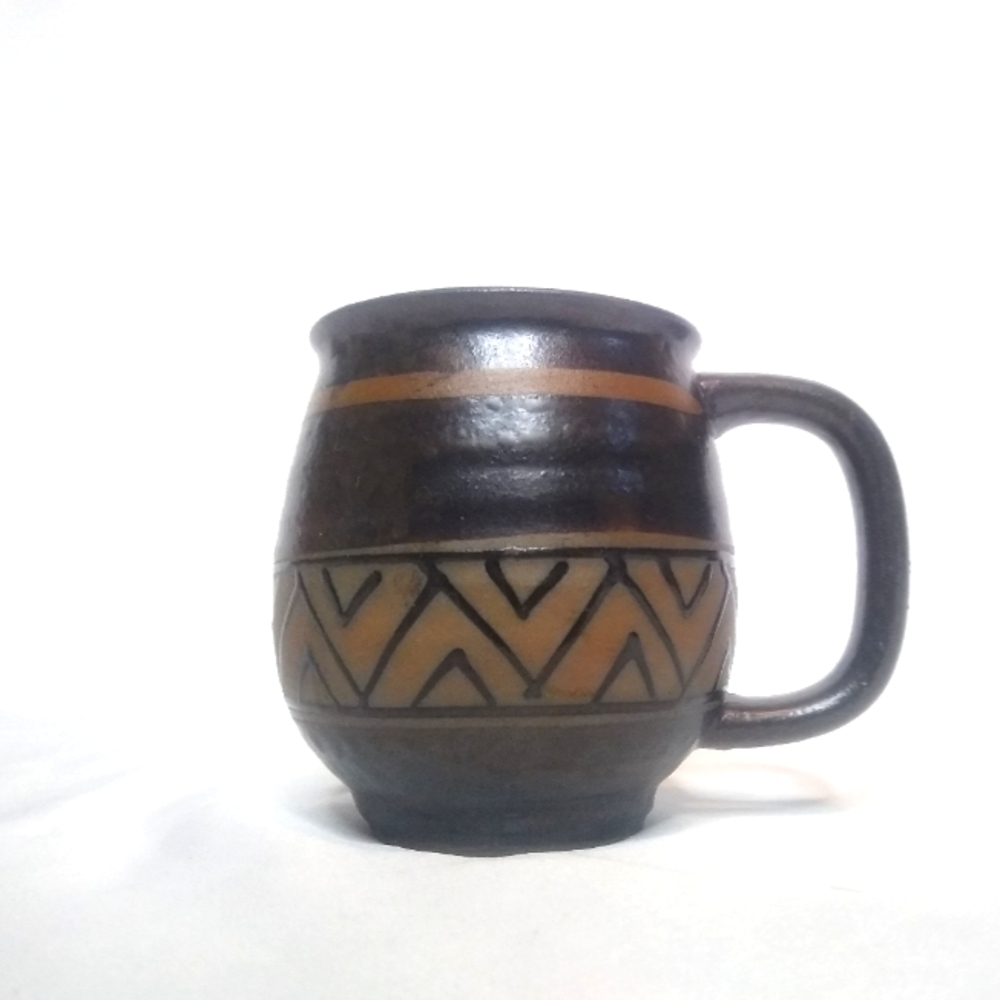 Handmade stoneware mug